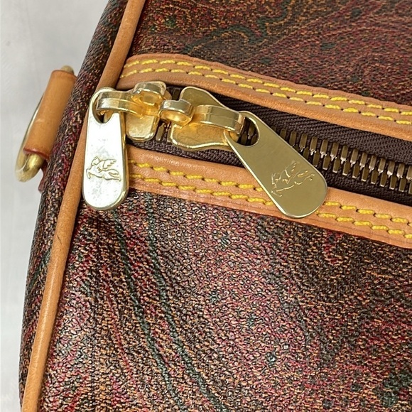 Etro Paisley Large Travel Duffel Duffle Bag Carryon - Picture 5 of 17